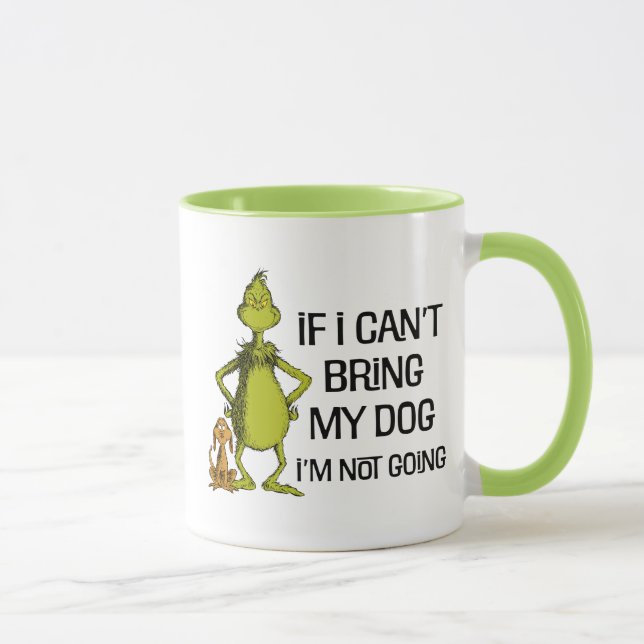 Caneca Se não posso trazer meu cachorro, não vou (Direita)