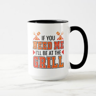 Caneca Se Precisar De Mim Estarei No Grill