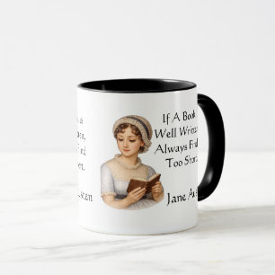 Caneca Se um livro é bem escrito, . Jane Austen