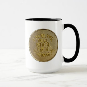 Caneca Se Você Estiver Sober Recovery Slogan 2 Sided AA C
