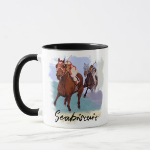 Caneca “Seabiscuit” vs War Admiral - Personalize Seu