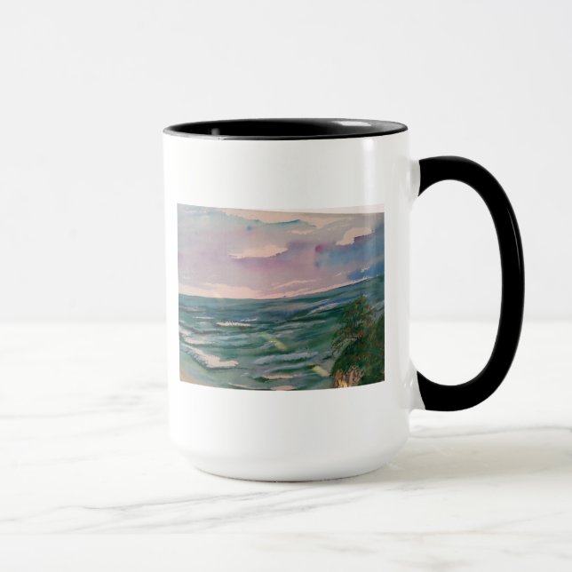Caneca Seascape fora da costa de Califórnia (Direita)