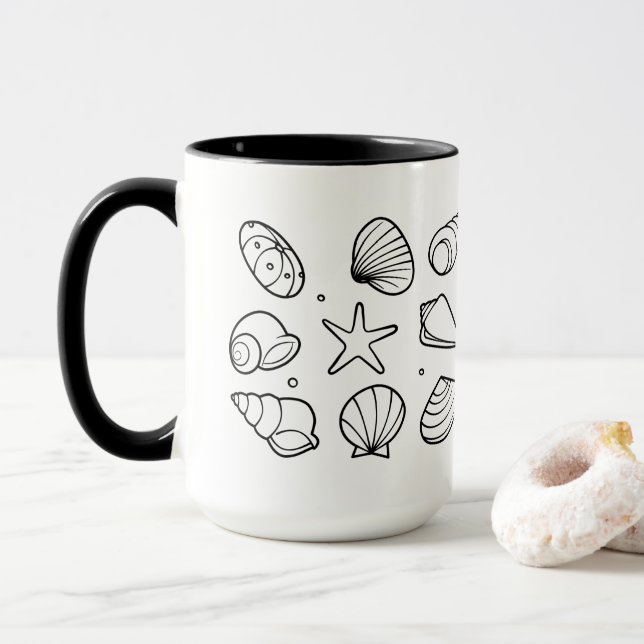 Caneca Seashell (Com Donut)