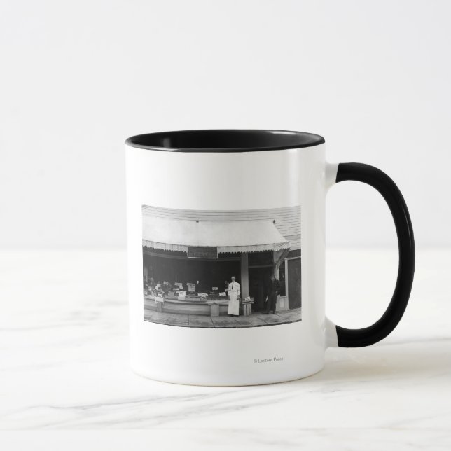 Caneca Seaside, Oregon View do Compro de Sorvetes Hoefler (Direita)