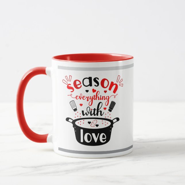 Caneca Season All with Love ❤️ (Esquerda)