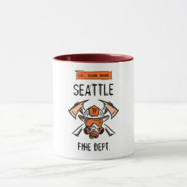 Caneca Seattle Fire Department 19. Bombeiros Modelo