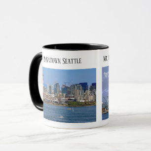 Caneca Seattle, Puget Sound, Monte Rainier, Porto de Seat