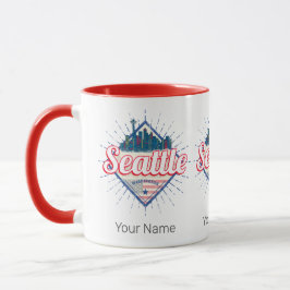 Caneca Seattle Washington EUA City Skyline EUA