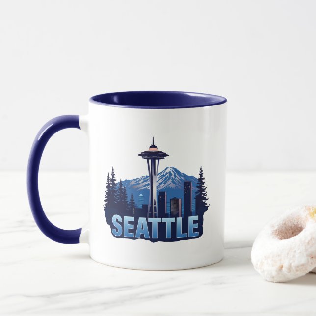 Caneca Seattle Washington United States of America (Com Donut)