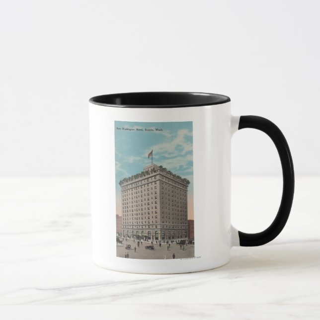 Caneca Seattle, WAView do Hotel Washington (Direita)