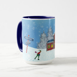 Caneca secreta do Pólo Norte do papai noel