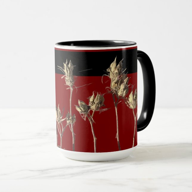 Caneca Seed Pods on a Combo Mug (15 oz) (Frente Esquerda)
