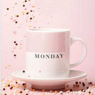 Caneca Segunda-feira Moderna Citação Engraçada da Linh