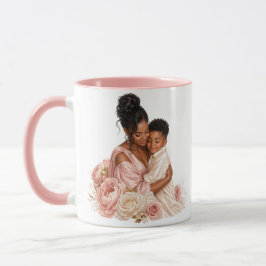Caneca Segurados no Amor: Um Suave Abraço de Mãe e Filho