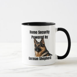 Caneca Segurança Doméstica com Poder de Pastor Alemão
