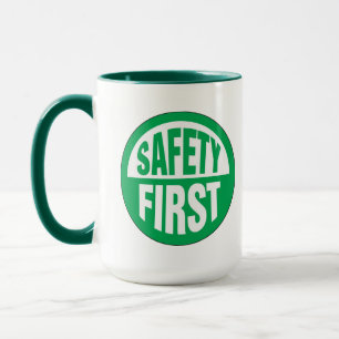 Caneca Segurança em primeiro lugar