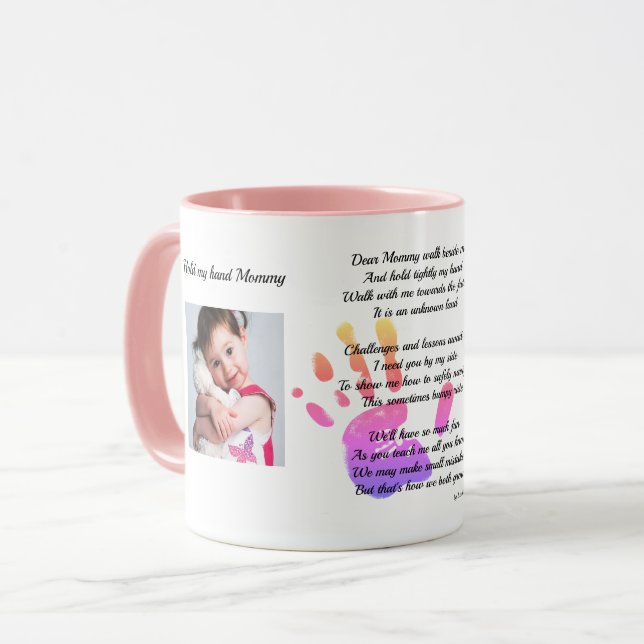 Caneca Segure minha Mamãe de Toddler para a mãe FOTO (Frente Esquerda)