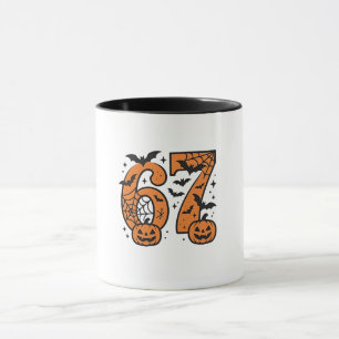 Caneca Seis Sete Memes Halloween 67 Mason Spooky