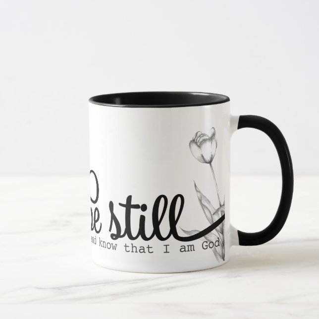 Caneca Seja Bíblia entre preto e branco (Direita)