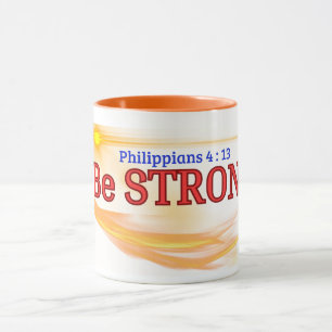 Caneca Seja forte (Filppianos 4:13) Mug&Cup