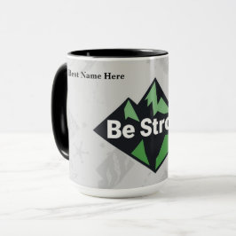 Caneca Seja Forte Geométrico