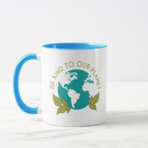Caneca Seja gentil com nosso planeta