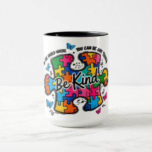 Caneca Seja Gentil/ Conscientização sobre Autismo