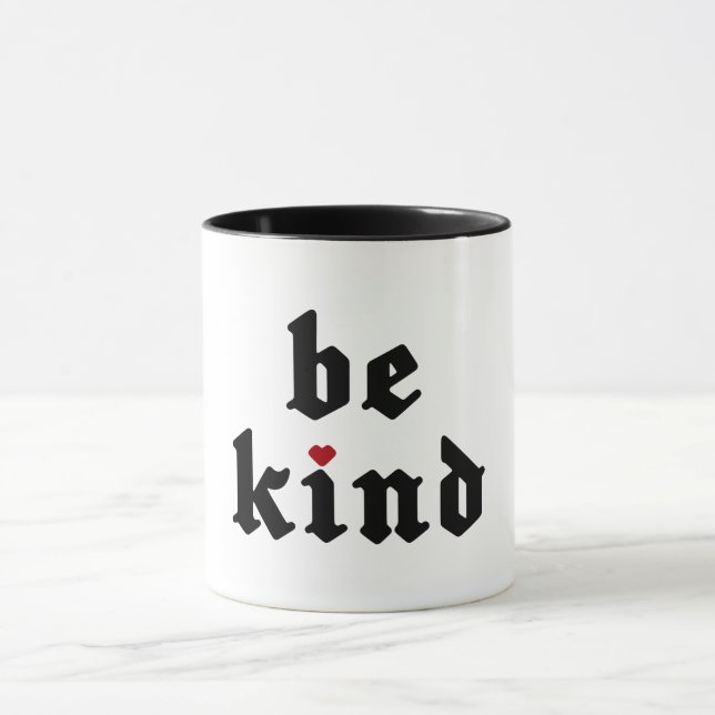 Caneca Seja gentil - Mensagem Positiva Simples (Centro)