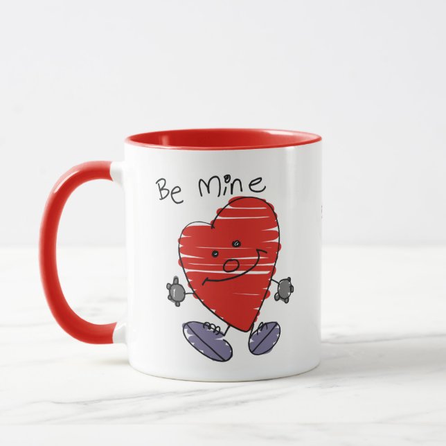 Caneca "Seja meu!" Happy Valentine Day Mug (Esquerda)