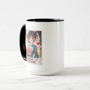 Caneca Seja meu Namorados no Estilo de mangá 31470