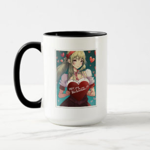 Caneca Seja meu Namorados no Estilo de mangá 33893