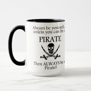 Caneca Seja sempre um pirata