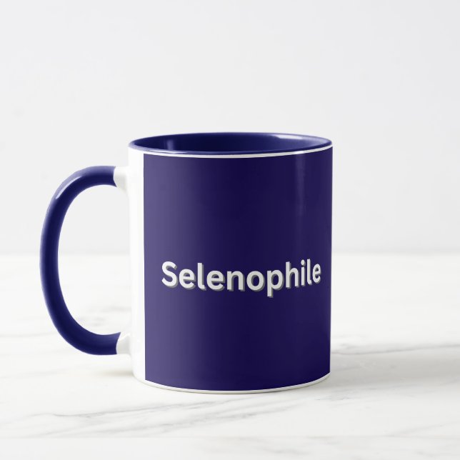Caneca Selenófilo Amante da Lua (Esquerda)