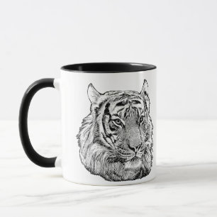 Caneca Selgle Tiger Face safari
