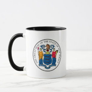 Caneca Selo do Estado de Nova Jersey -