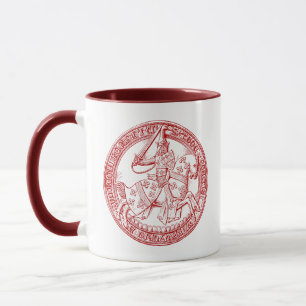 Caneca Selo Herálseco Medieval de Thomas de Beauchamp