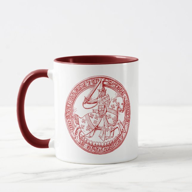 Caneca Selo Herálseco Medieval de Thomas de Beauchamp (Esquerda)