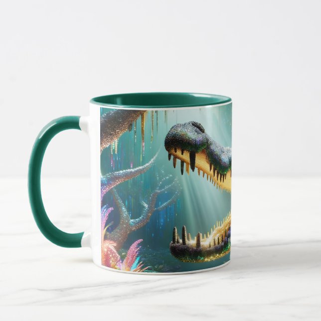 Caneca Selva Crocodilo Encantada Fantasy (Esquerda)