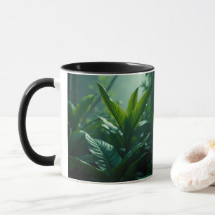 Caneca Selva Tropical Deixa Mug Taça de Café Botânica
