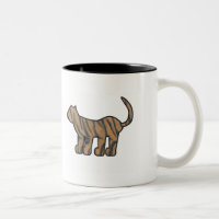 Caneca selvagem do tigre da coisa