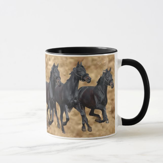 Caneca selvagem dos cavalos (Direita)