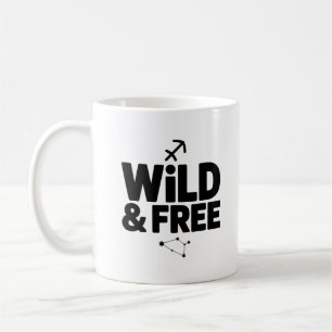 Caneca Selvagem e Livre - Xícara Zodiac Sagittariu