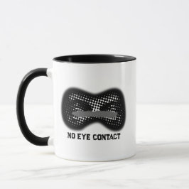 Caneca Sem Contato Visual para os Autistas Sem Remorso