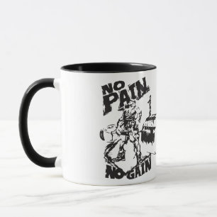 Caneca Sem Dor Sem Ganho - Motivação Da Construção De Cri