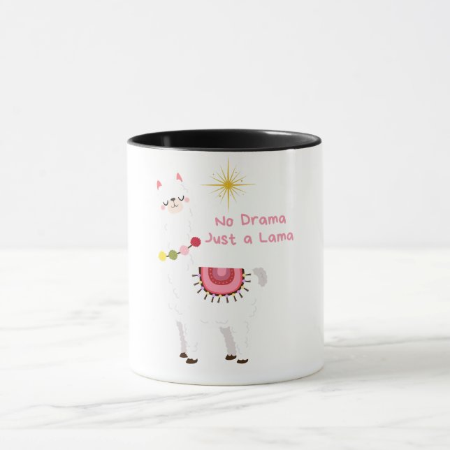 Caneca sem drama, apenas um lama (Centro)