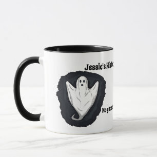 Caneca Sem fantasma caçando antes do café