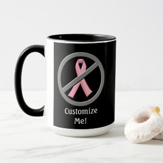 Caneca Sem Garrafa de Água de Fitas de câncer de mama Ros