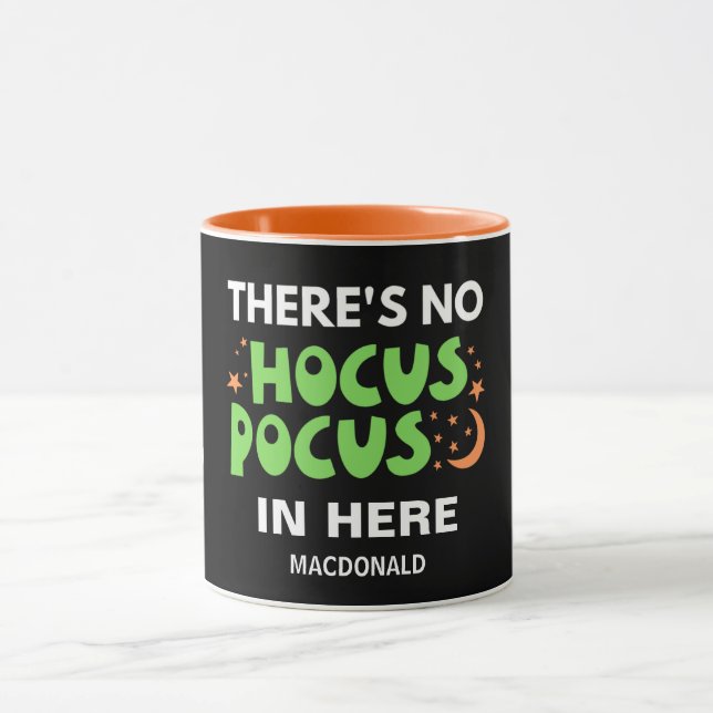 Caneca SEM HOCUS POCUS Personalizado Halloween Cristão (Centro)