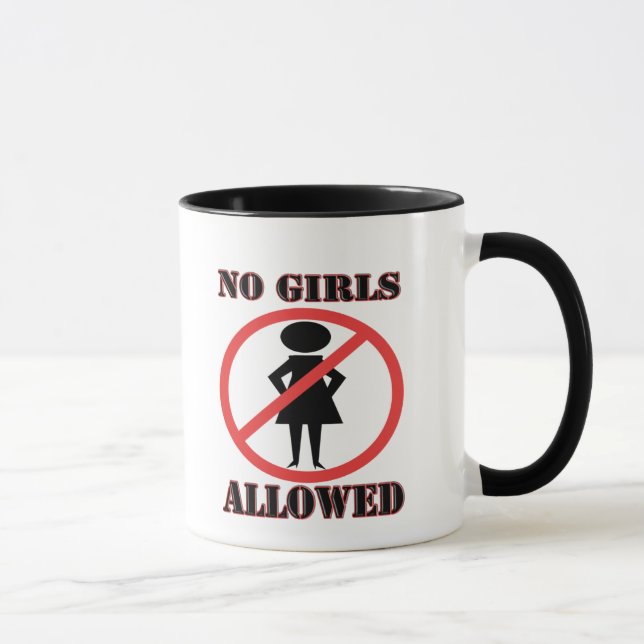 Caneca Sem Meninas Permitidas (Direita)