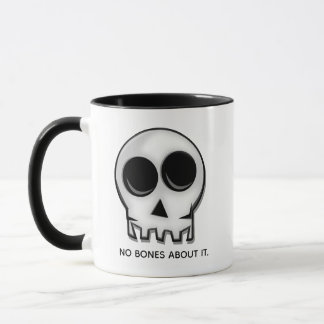 Caneca Sem ossos sobre ele